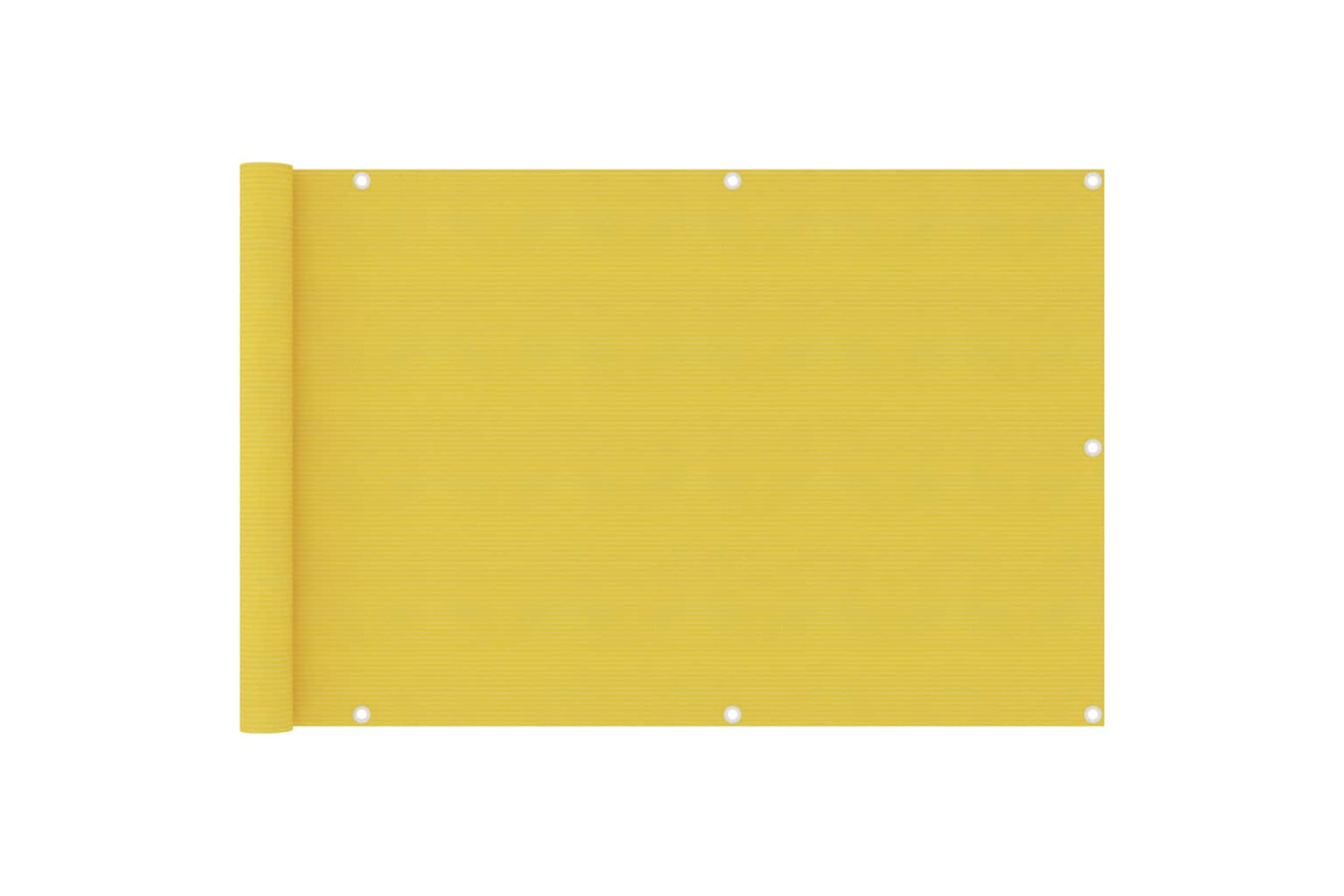 vidaXL 310997 Balcony Screen Yellow 90x400cm Hdpe