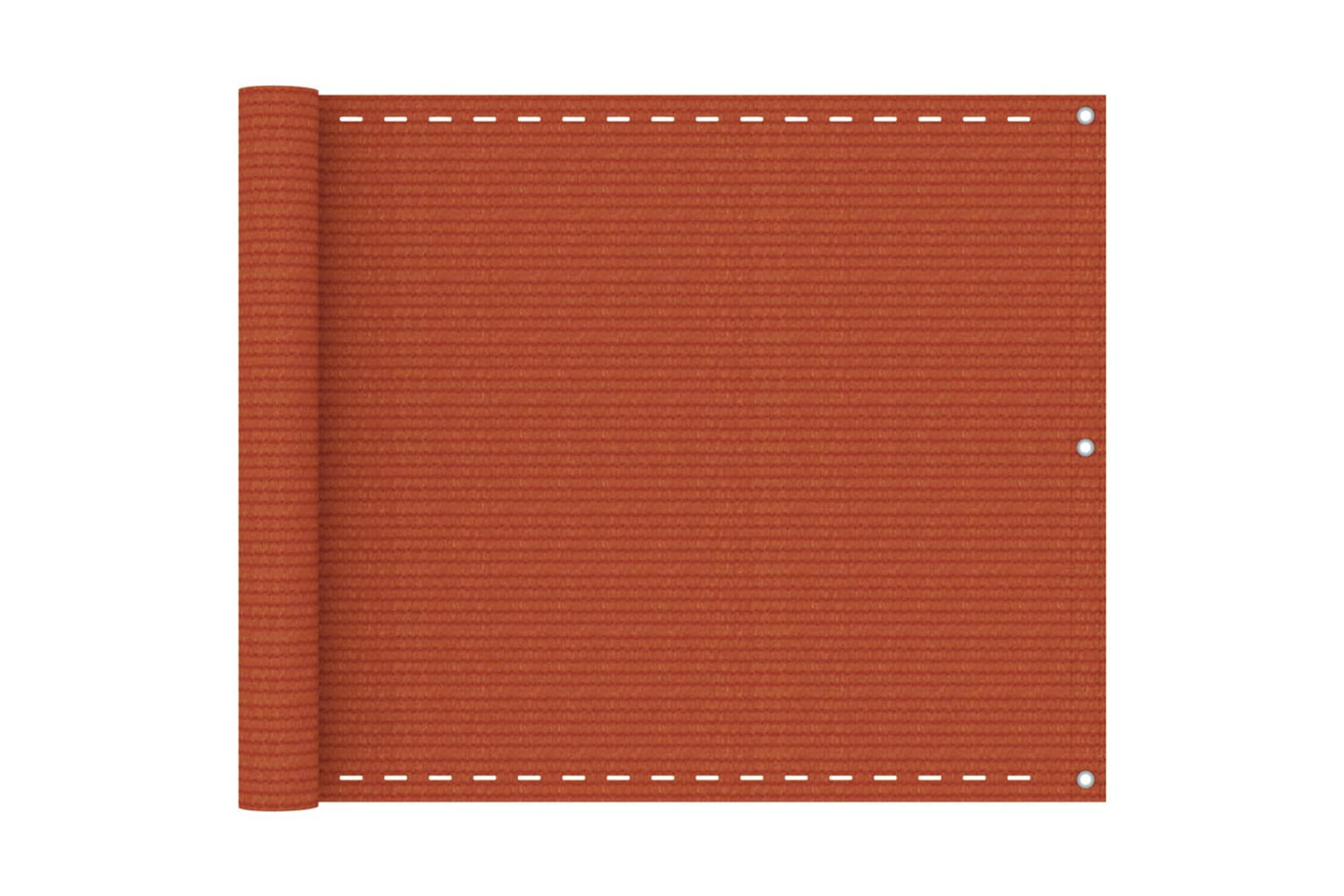 vidaXL 311016 Balcony Screen Orange 75x300cm Hdpe