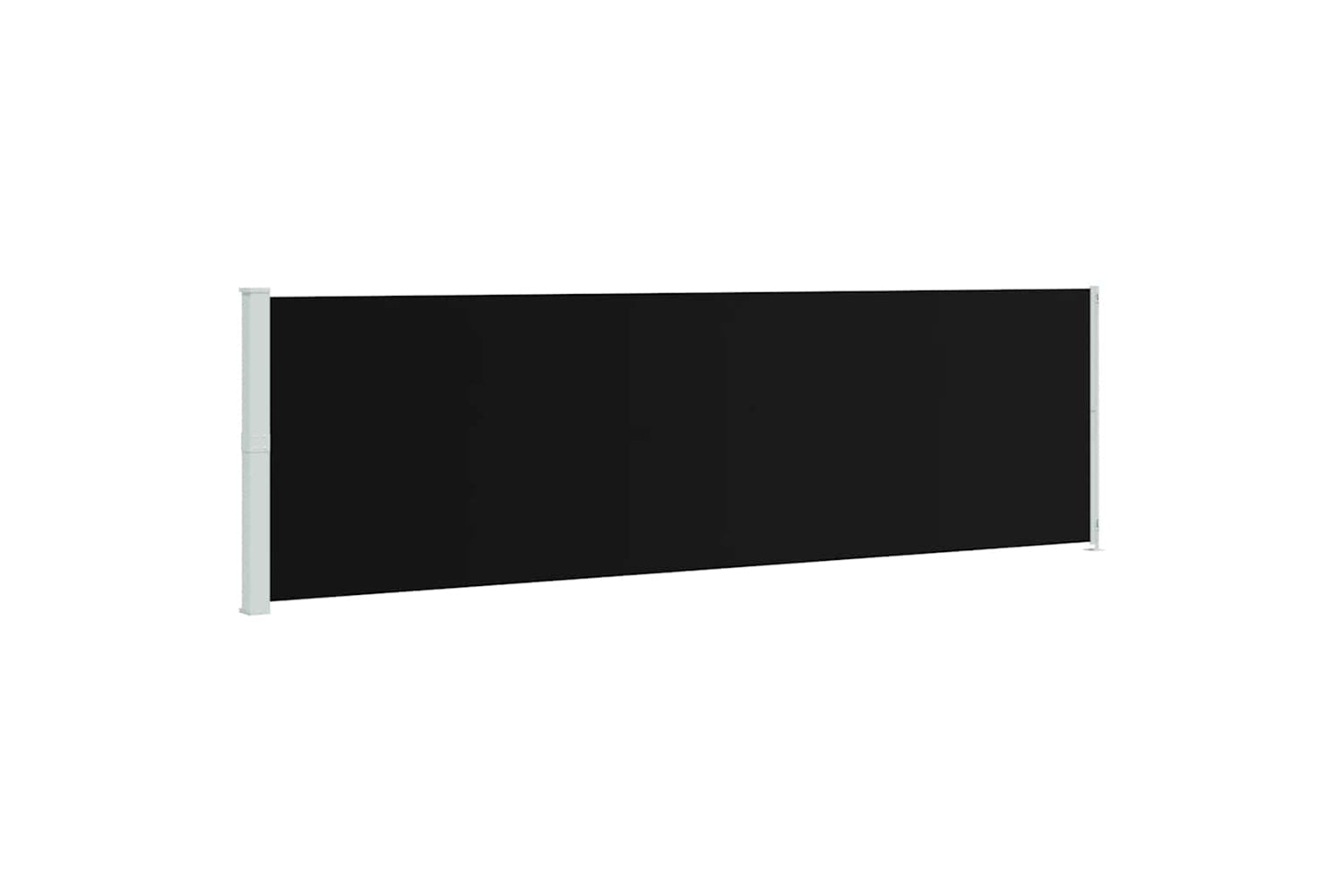 vidaXL 317964 Patio Retractable Side Awning 180x600cm Black