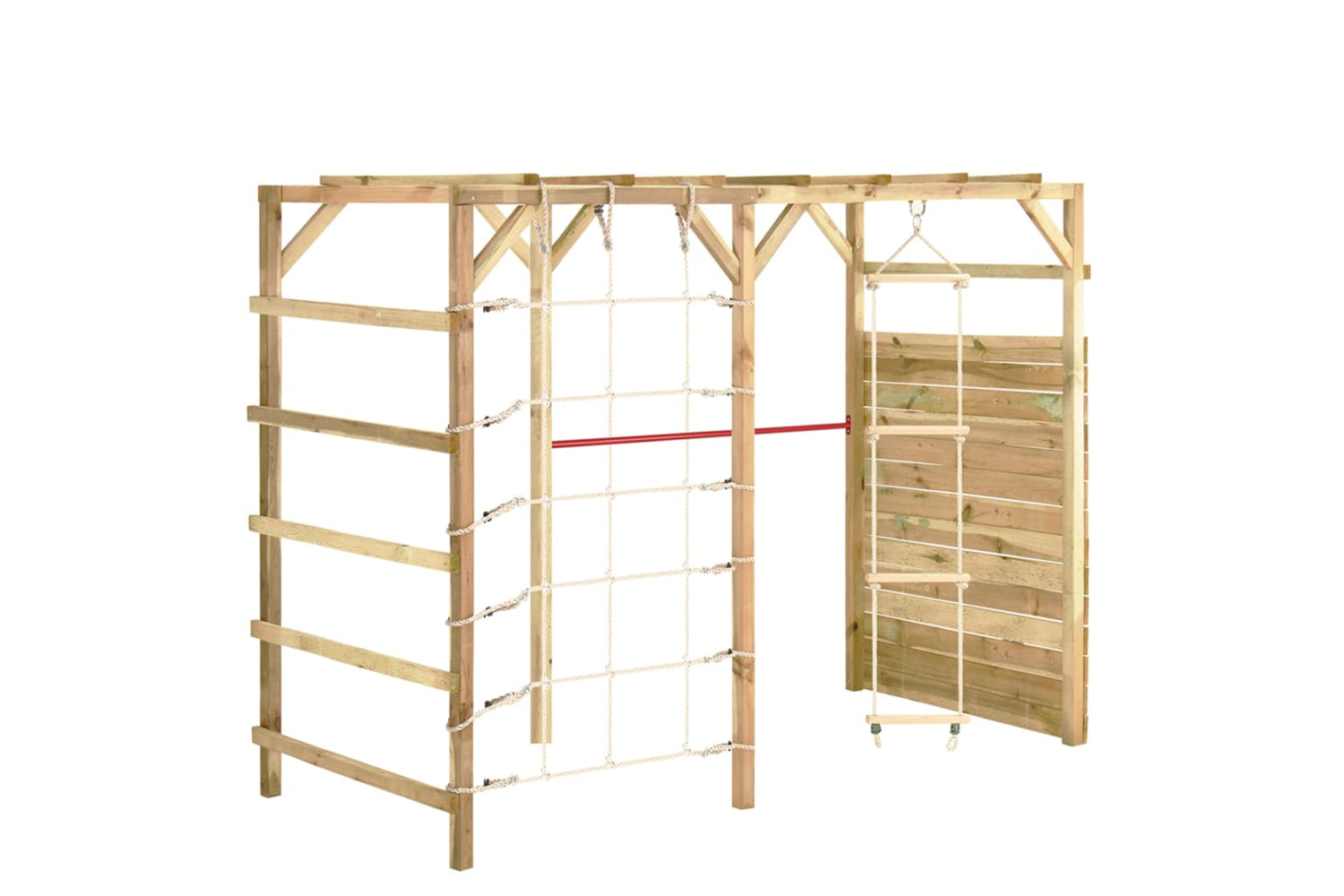 vidaXL 3059954 Cimbing Frame 240x100x170cm Impregnated Pinewood