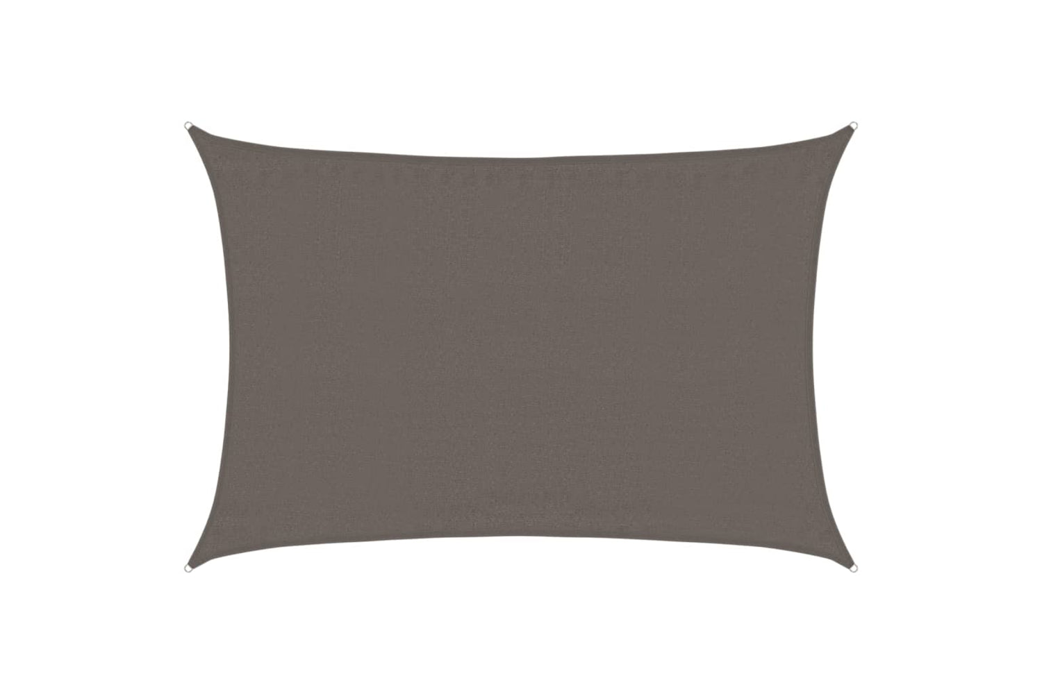 vidaXL 311076 Sunshade Sail 160 G/mÂ² Anthracite 3.5x4.5 M Hdpe