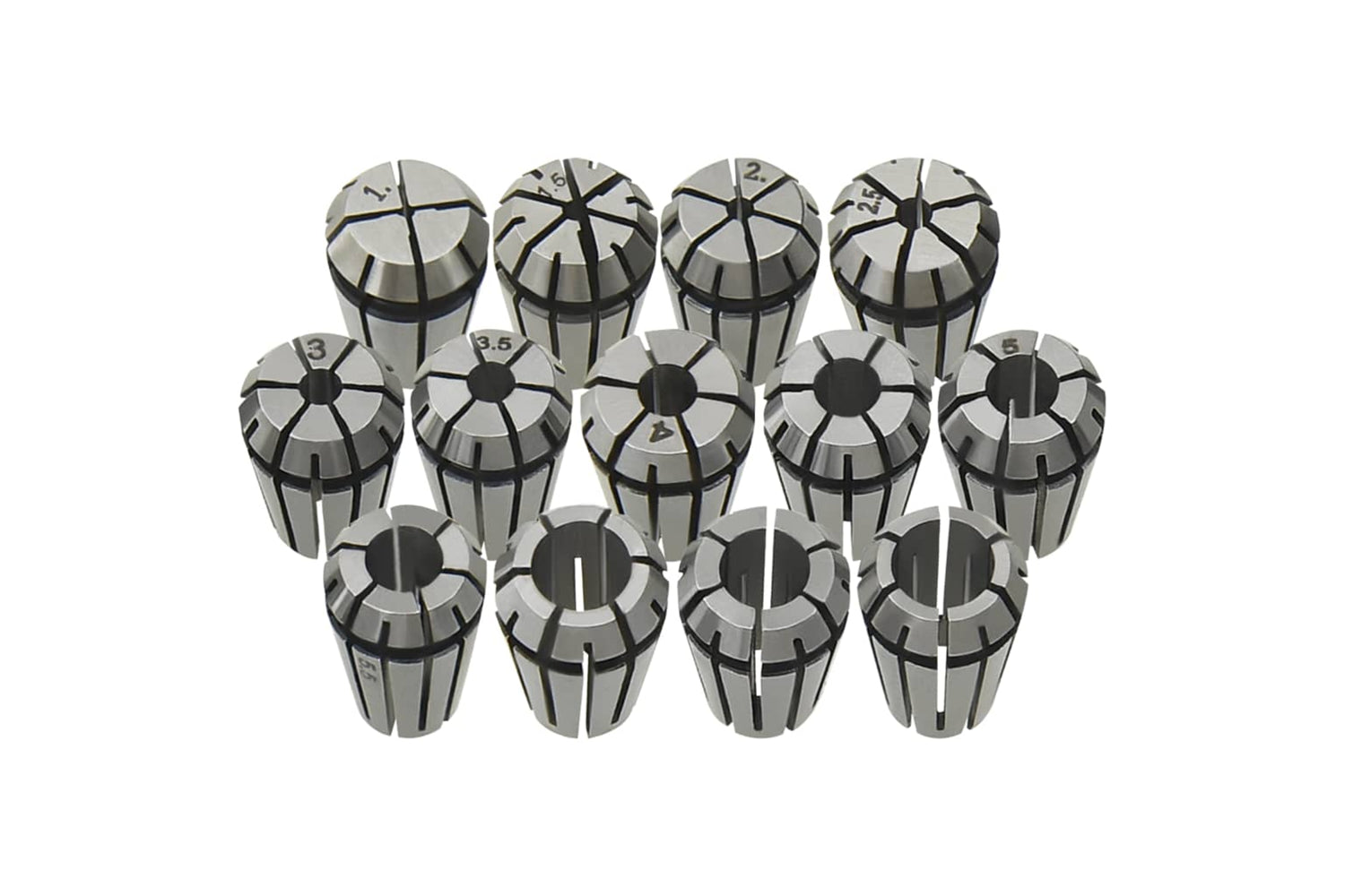 Vidaxl 146720 Er11 Collets 13 Pcs Turning Tool Set