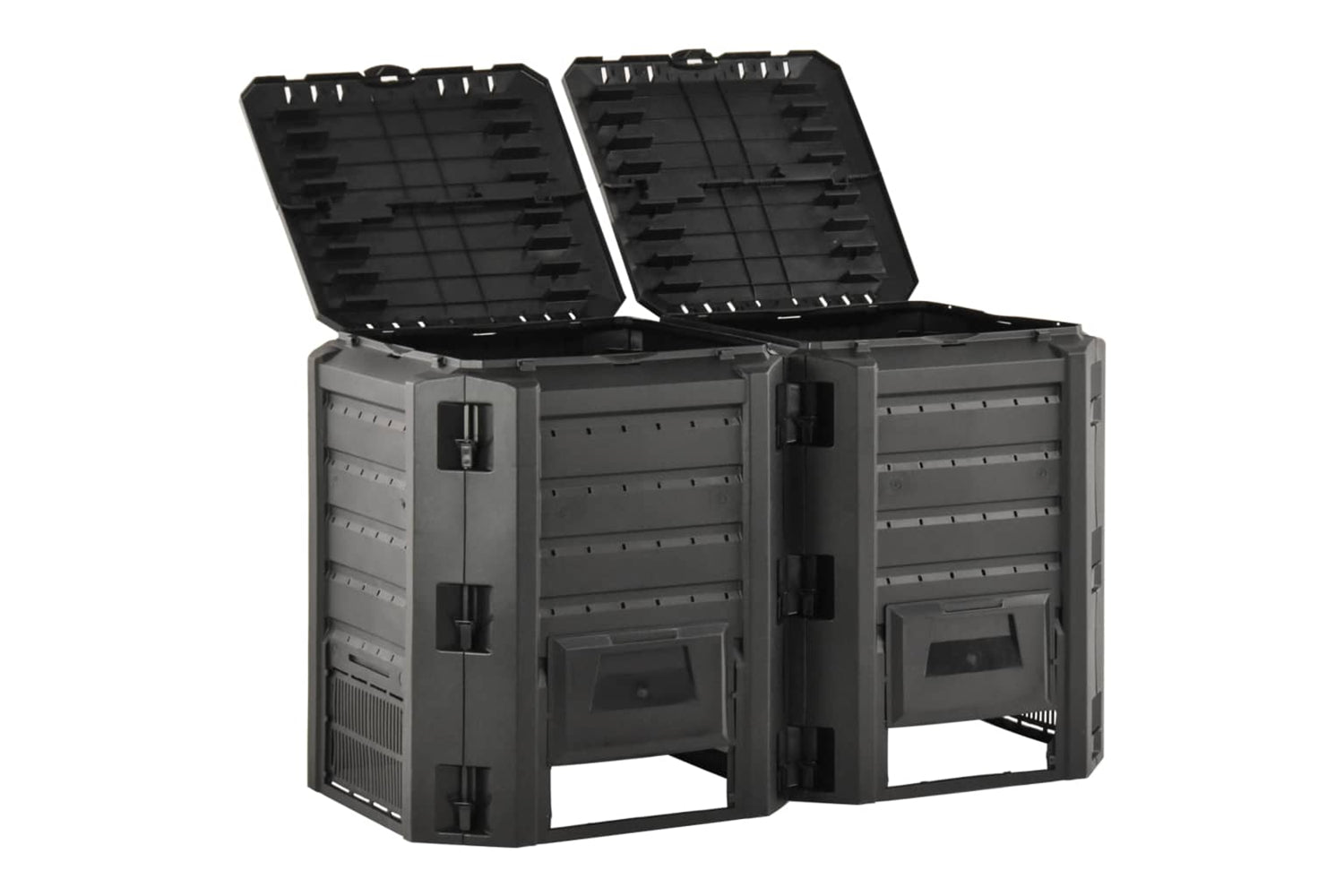 Vidaxl 312273 Garden Composter Black 800 L