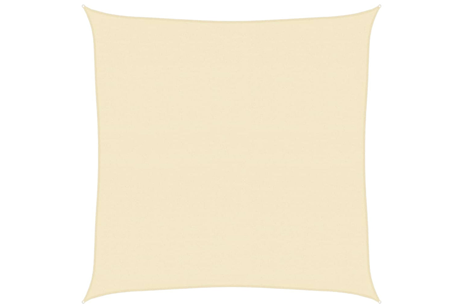 Vidaxl 311169 Sunshade Sail 160 G/mâ² Cream 6x6 M Hdpe