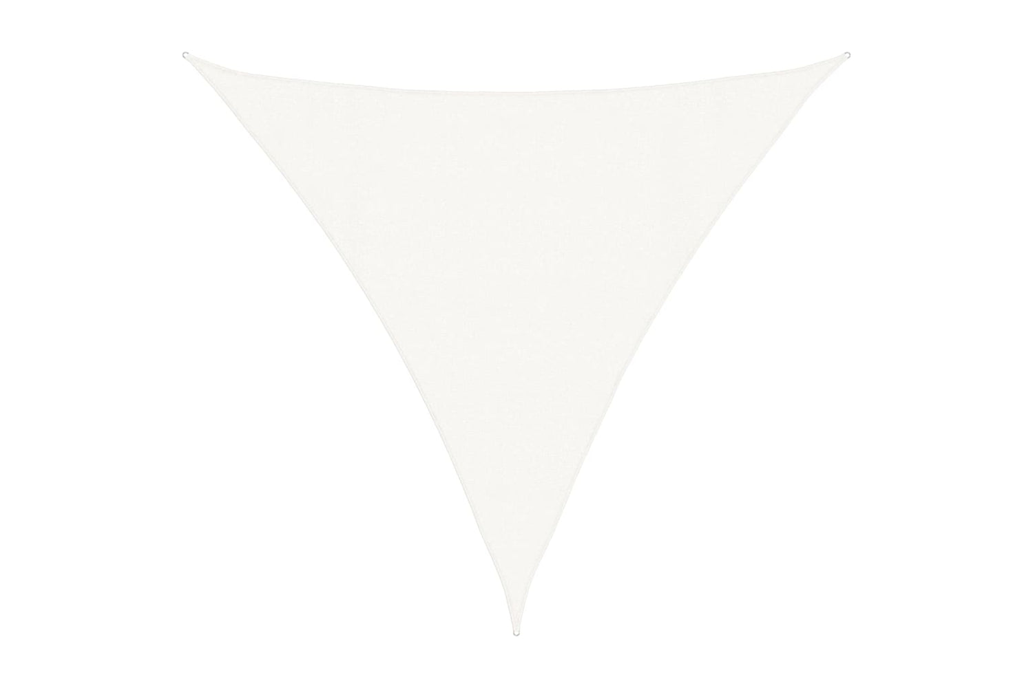 vidaXL 311260 Sunshade Sail 160 G/mÂ² White 4.5x4.5x4.5 M Hdpe