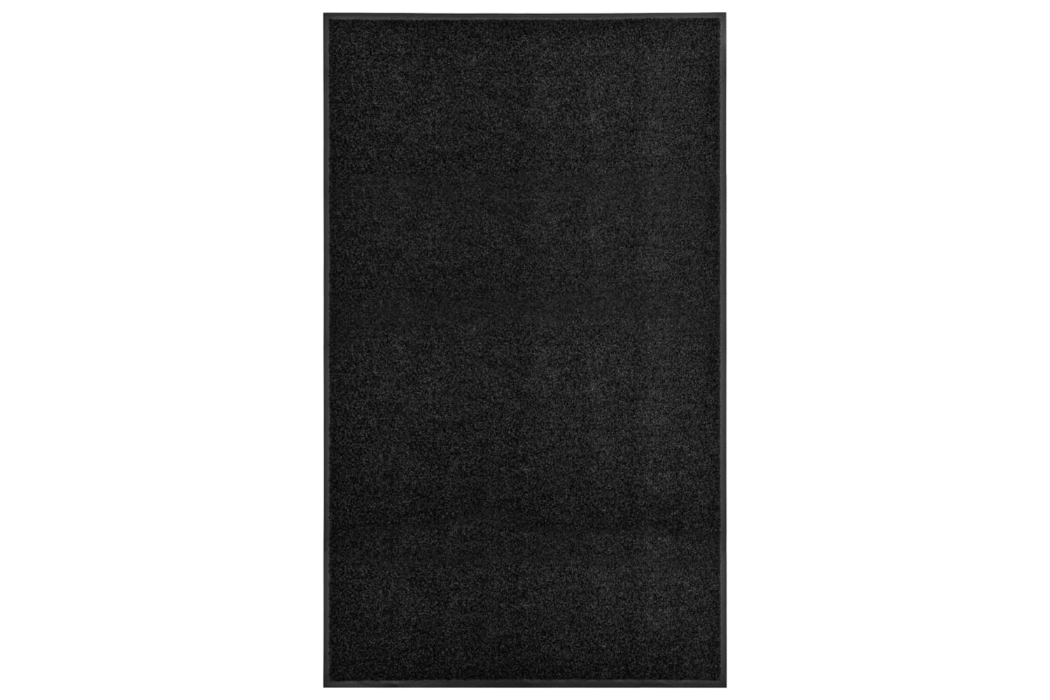 vidaXL 323413 Doormat Washable Black 90x150cm