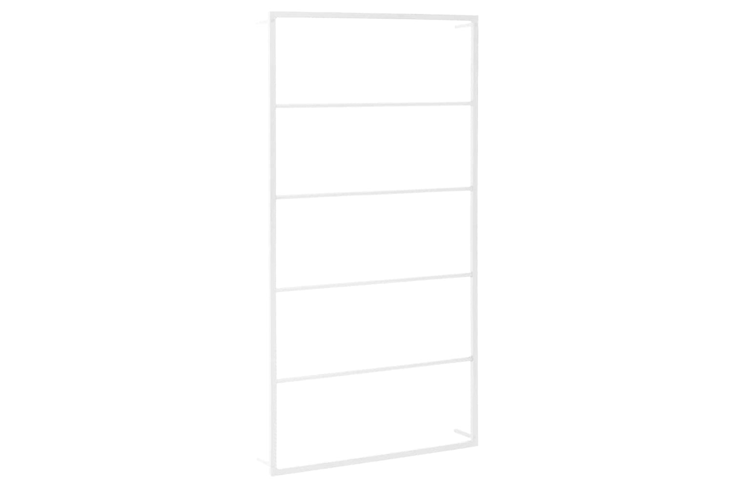 vidaXL 336121 Towel Rack White 60x10x116cm Steel