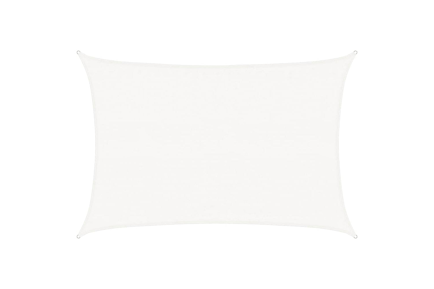 vidaXL 311241 Sunshade Sail 160 G/mÂ² White 3.5x4.5 M Hdpe