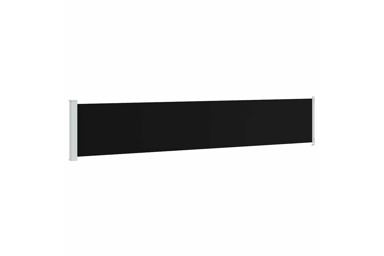 vidaXL 317946 Patio Retractable Side Awning 117x600cm Black