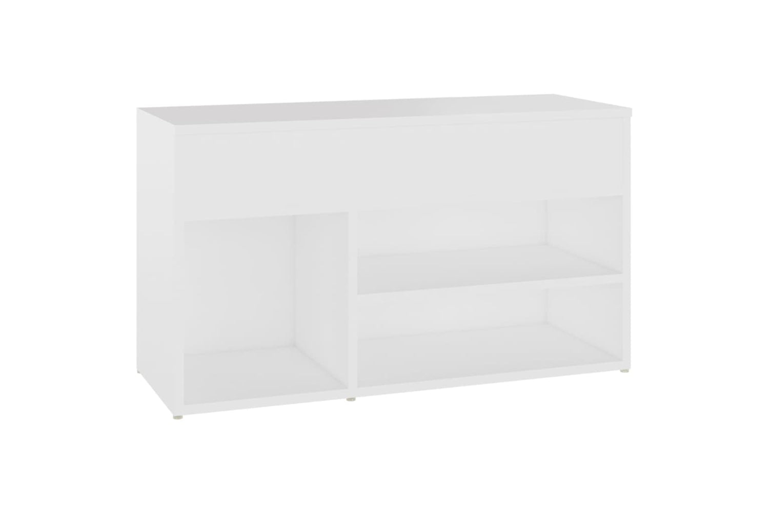 vidaXL 808747 Shoe Bench White 80x30x45cm Engineered Wood
