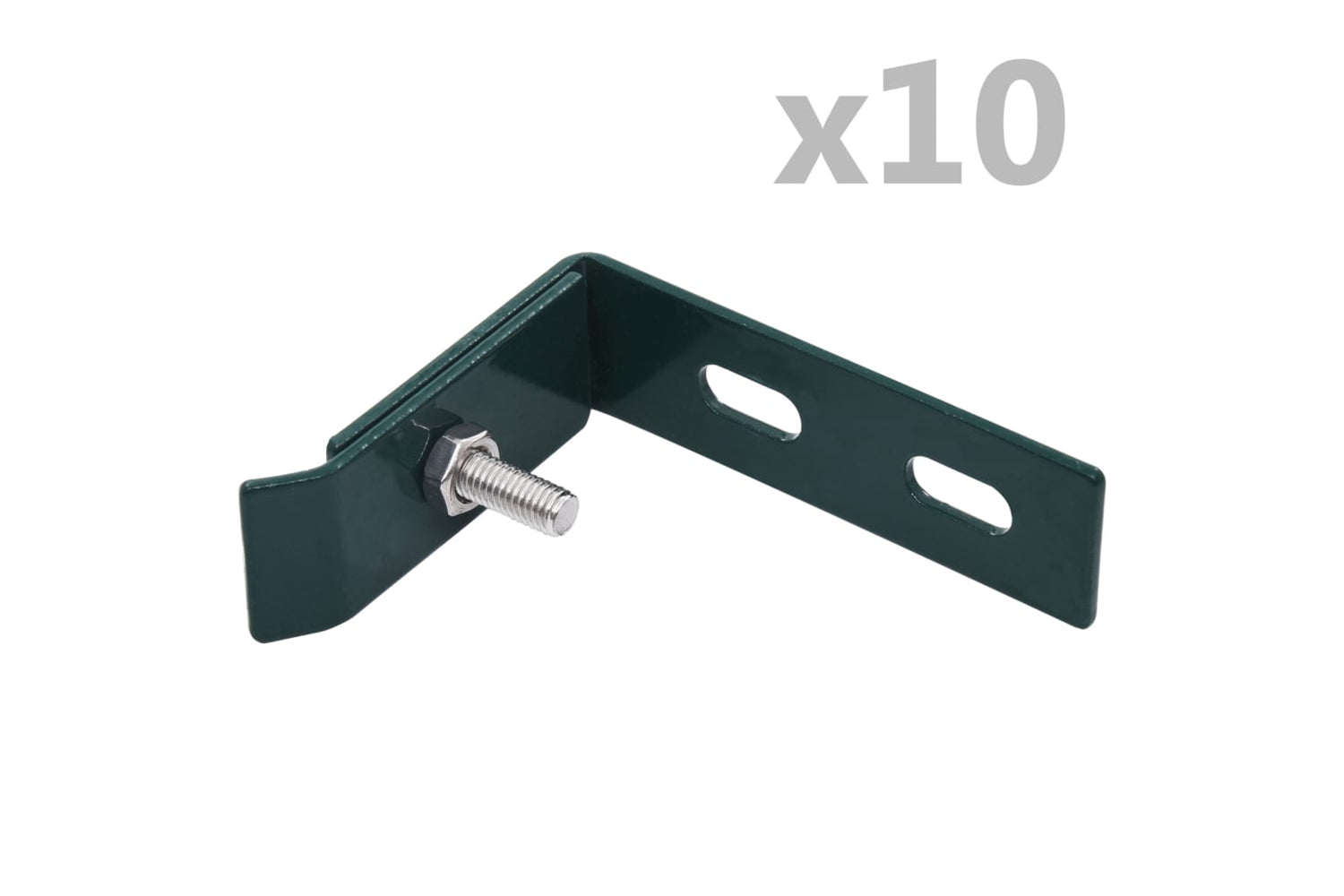 Vidaxl 144502 Wall Corner Connector 10 Sets Green