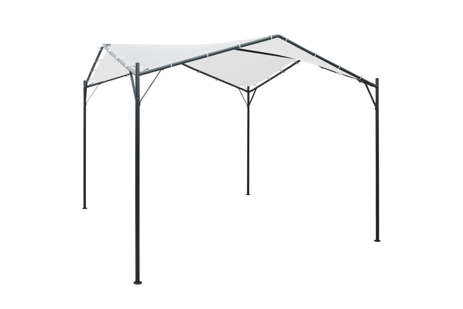 Vidaxl 312235 Gazebo 3x3x2.6 M White 180 G/mâ²