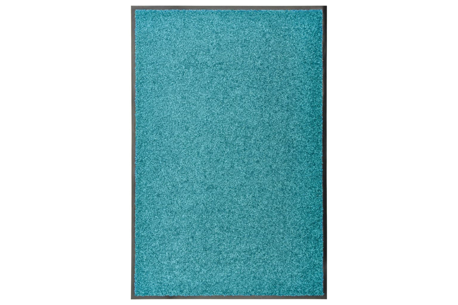vidaXL 323458 Doormat Washable Cyan 60x90cm