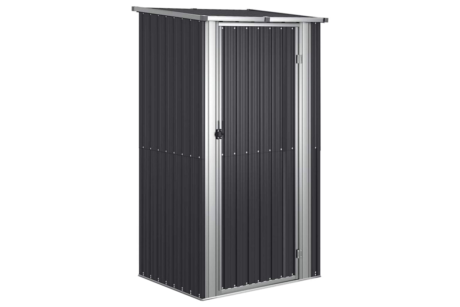 vidaXL 150901 Garden Shed Anthracite 118.5x97x209.5cm Galvanised Steel