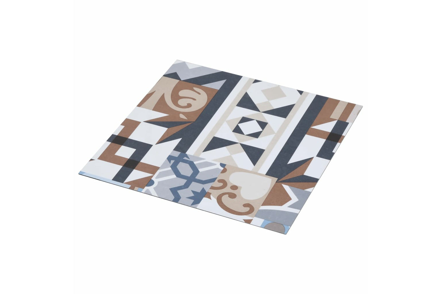 Vidaxl Pvc Flooring Plank Self-adhesive 5.11 MÂ² Mono Pattern-2
