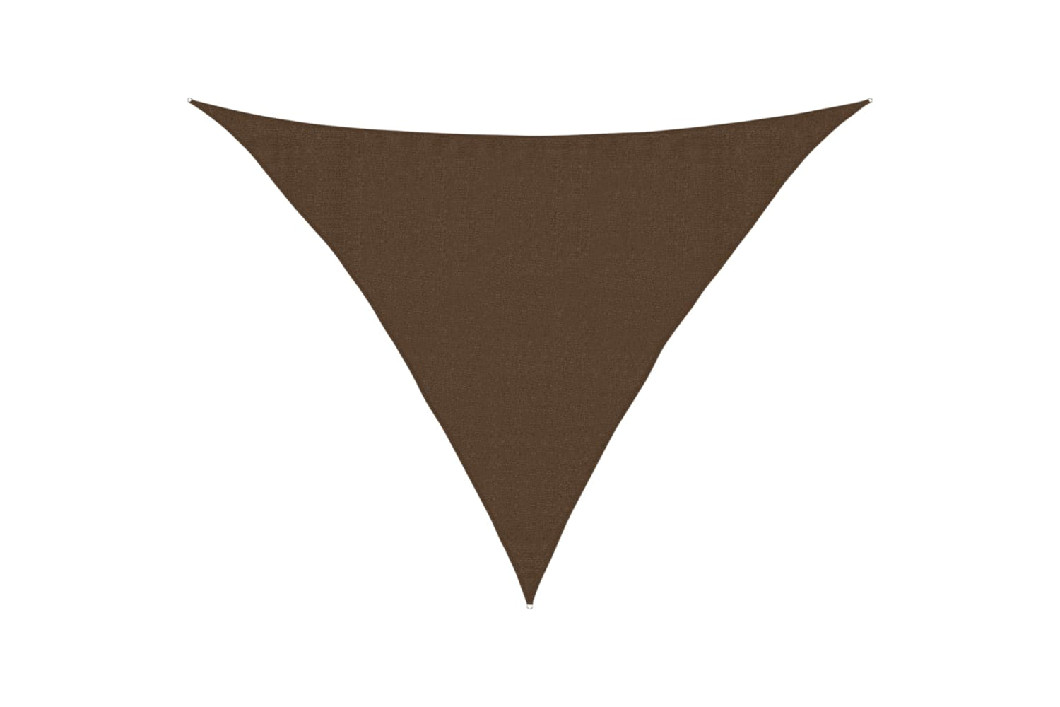 vidaXL 311807 Sunshade Sail 160 G/mÂ² Brown 3.5x3.5x4.9 M Hdpe