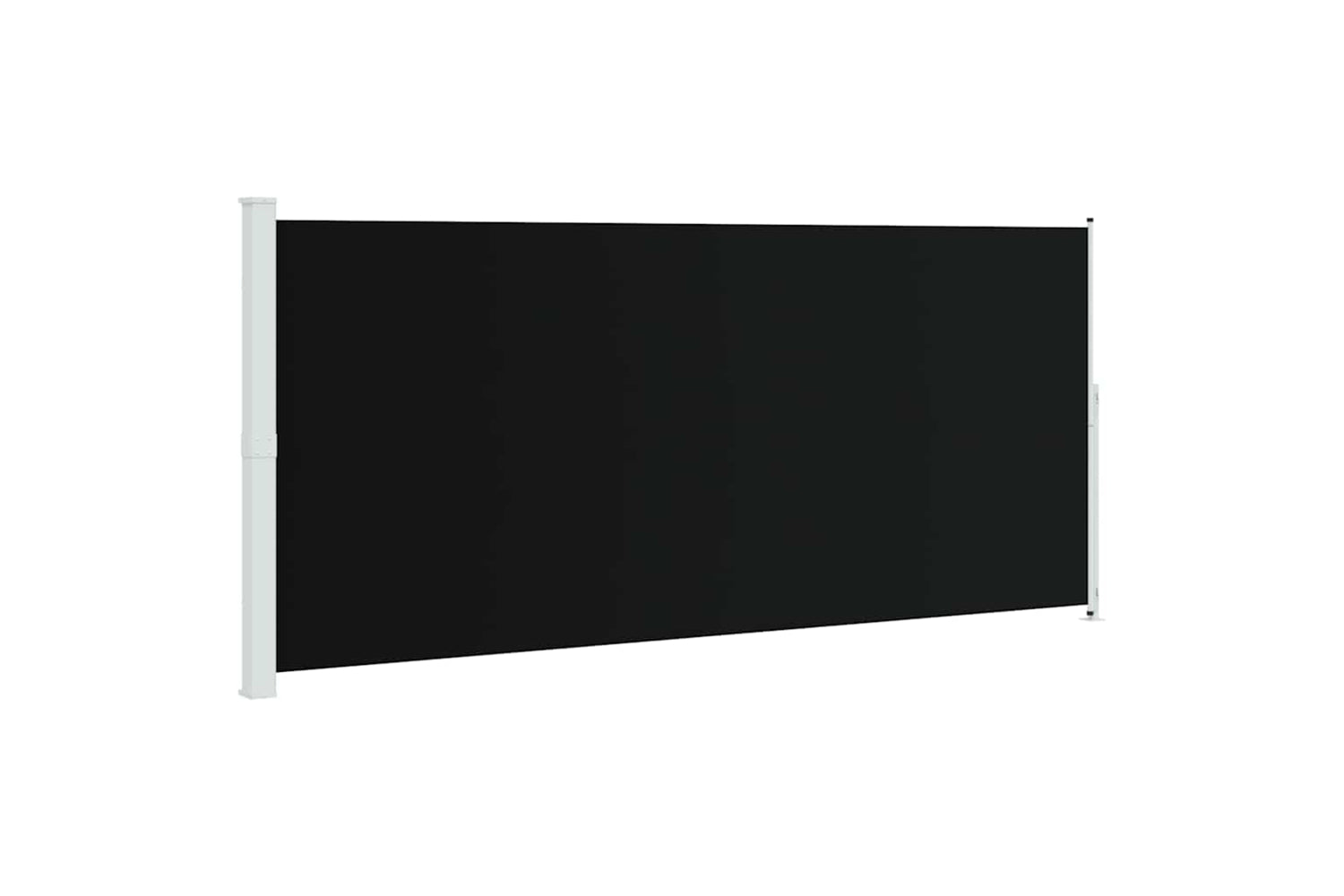 vidaXL 313429 Patio Retractable Side Awning 220x500cm Black