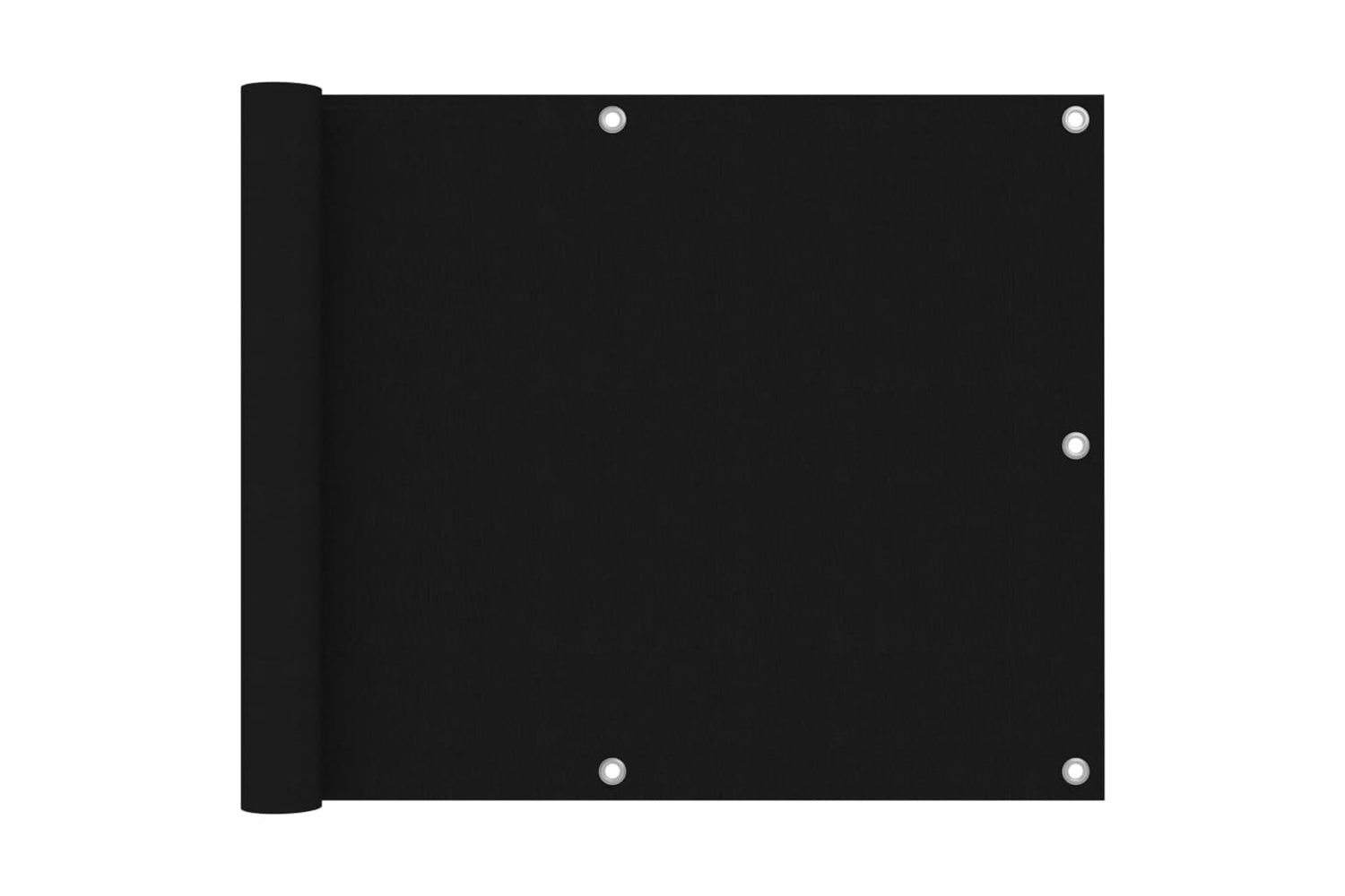 vidaXL 135059 Balcony Screen Black 75x600cm Oxford Fabric