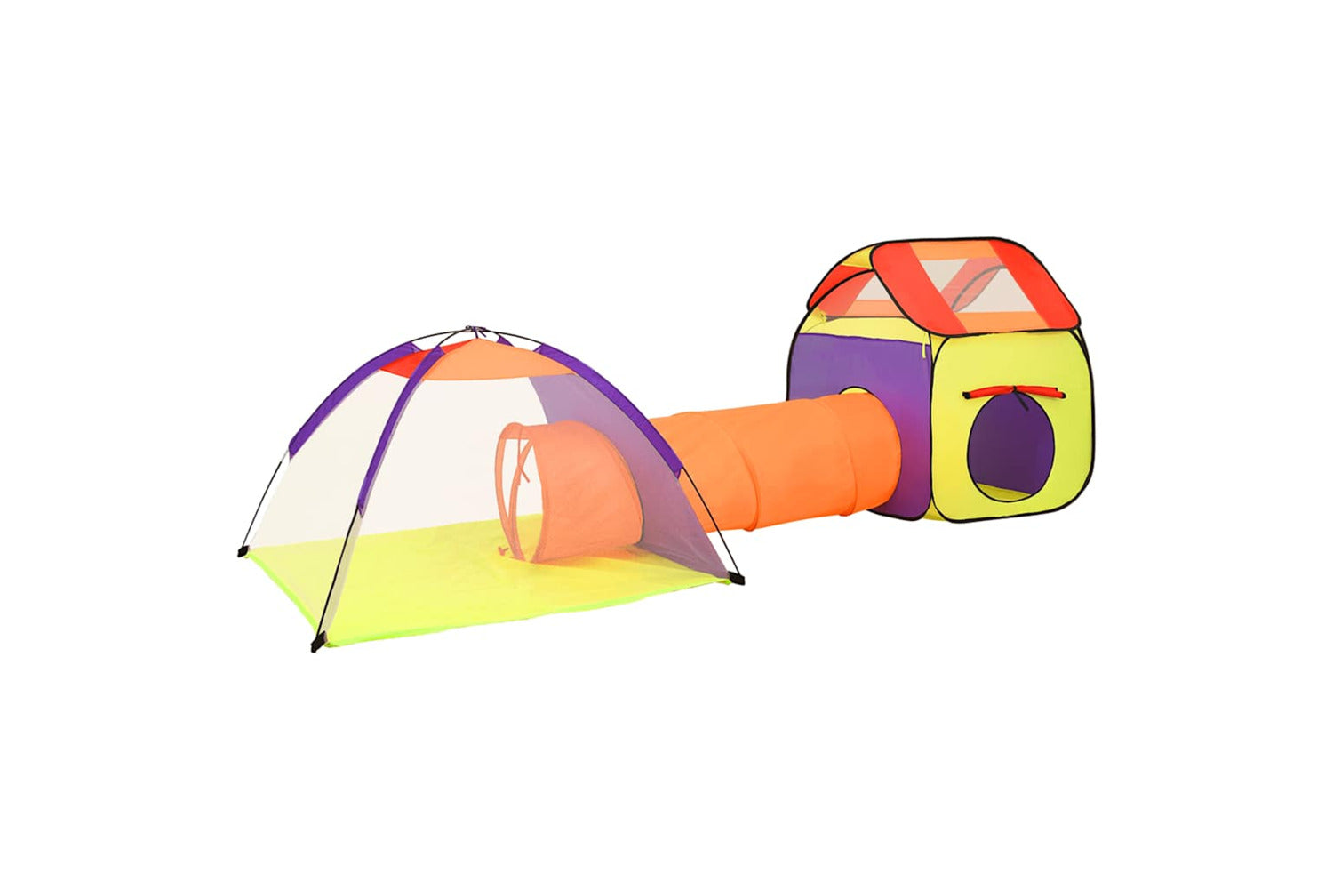 Vidaxl Children Play Tent Multicolour 338x123x111 Cm-2