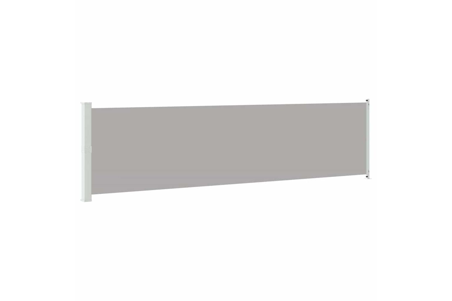 vidaXL Patio Retractable Side Awning 600x160cm Grey