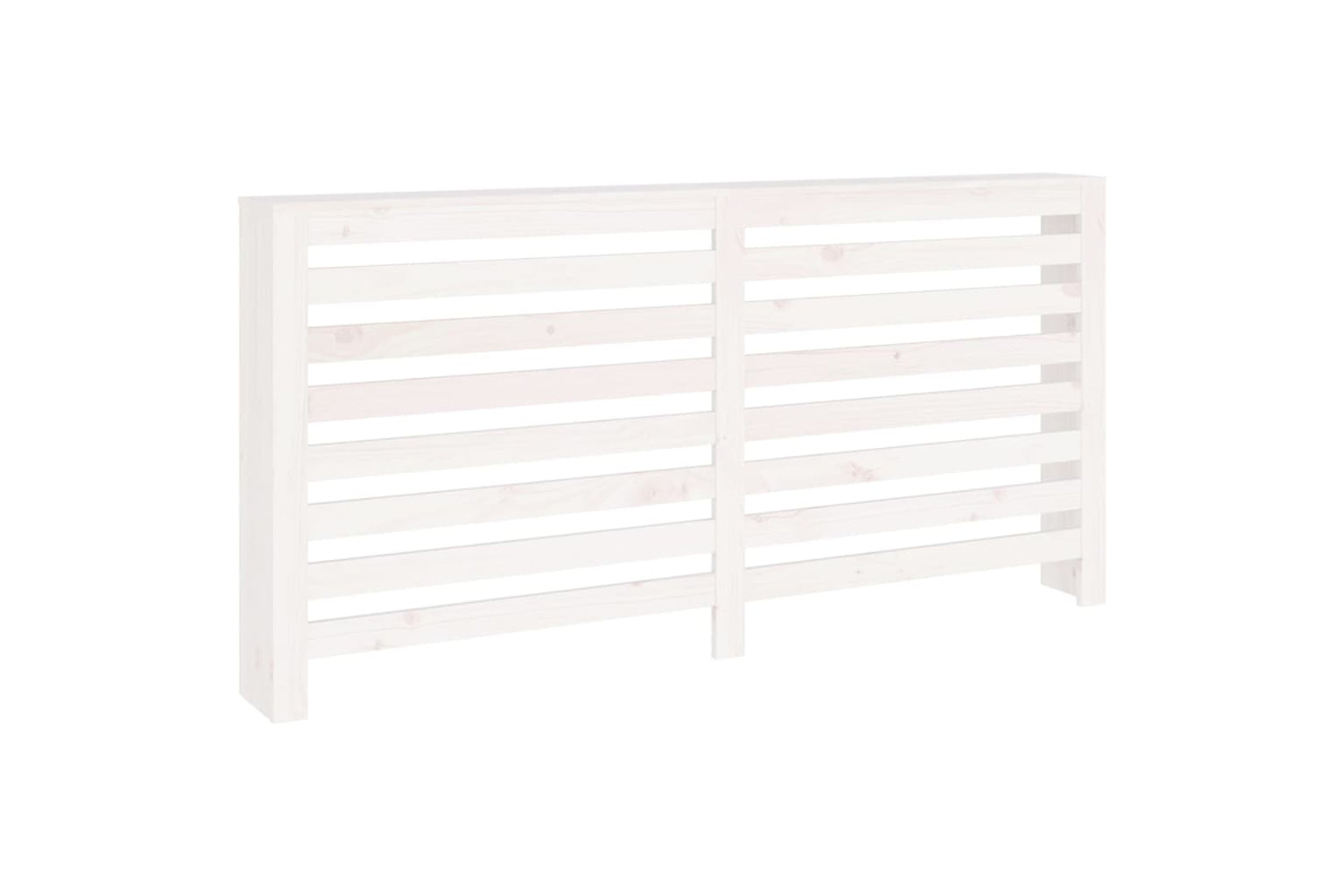 vidaXL 822607 Radiator Cover White 169x19x84cm Solid Wood Pine