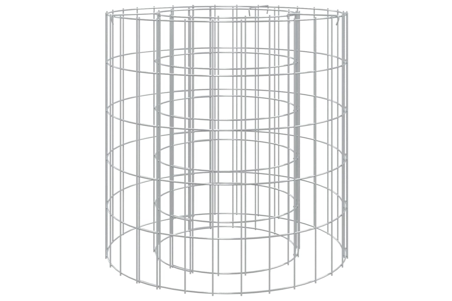 vidaXL 153558 Gabion Fire Pit ÃƒÂƒÃ‚Â˜ 50cm Galvanised Iron