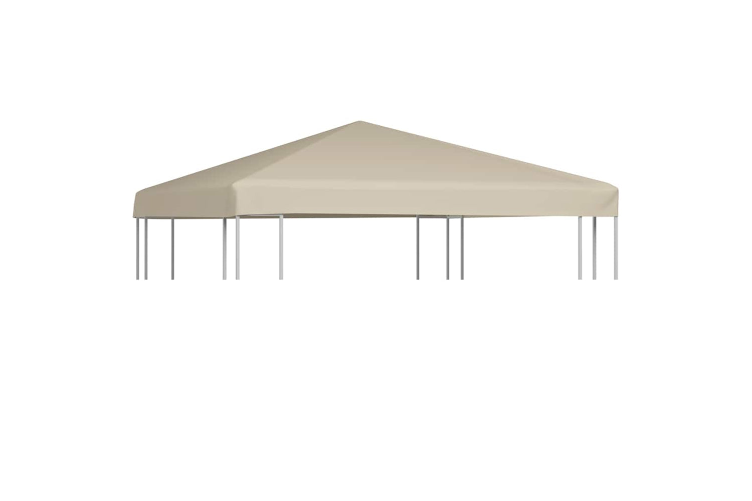 Vidaxl Gazebo Top Cover 310 G/m2 3x3 M Beige