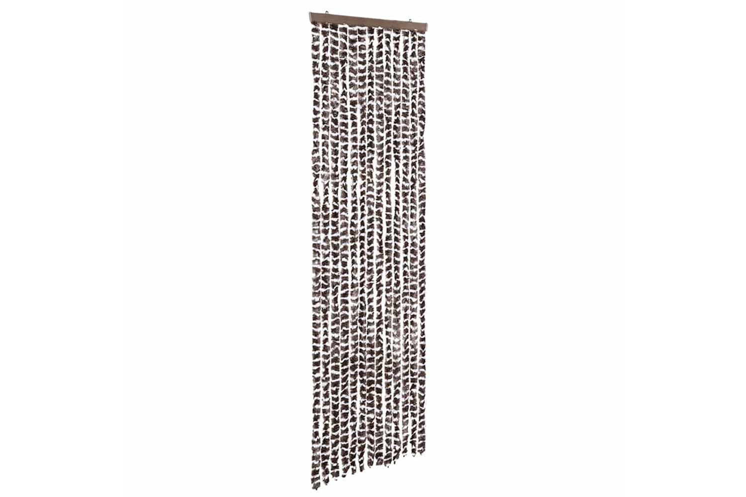 vidaXL Insect Curtain Brown And White 56x185cm Chenille