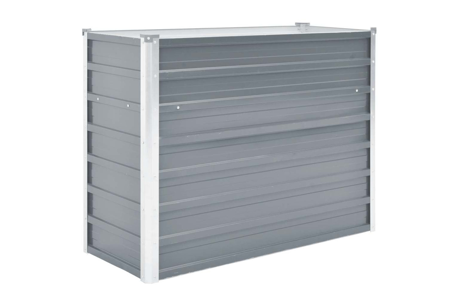 Vidaxl Garden Raised Bed Galvanised Steel 100x40x77 Cm Grey