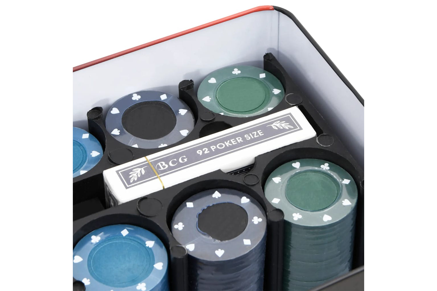 vidaXL 80418 Poker Chip Set 200 Pcs 4 G-7
