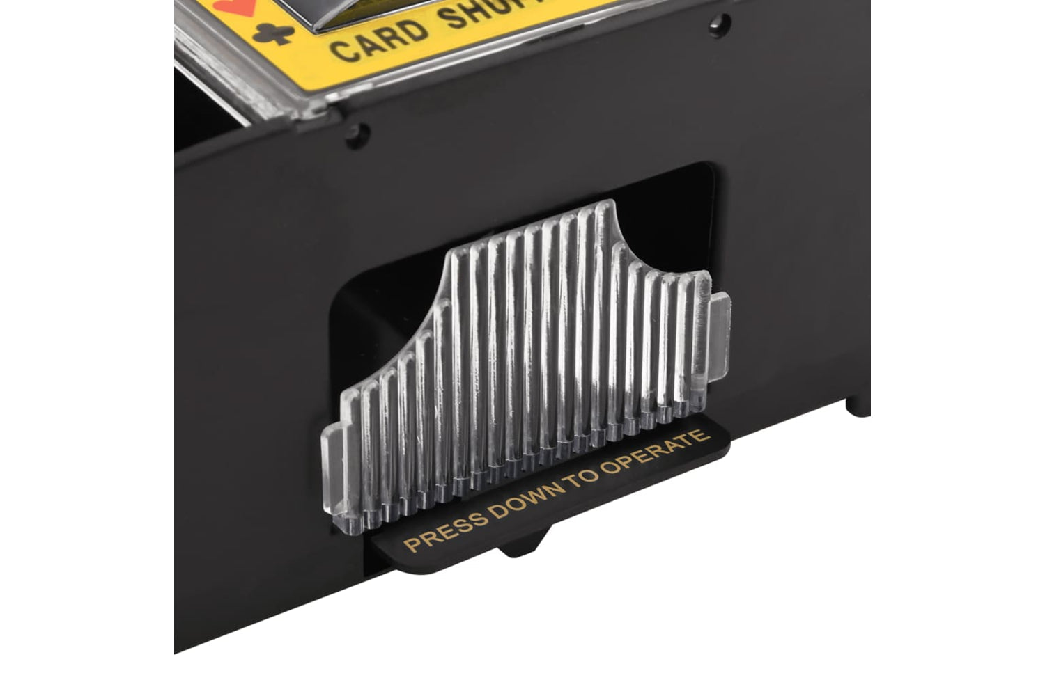 vidaXL 80419 Automatic Card Shuffler Black 2 Decks-9