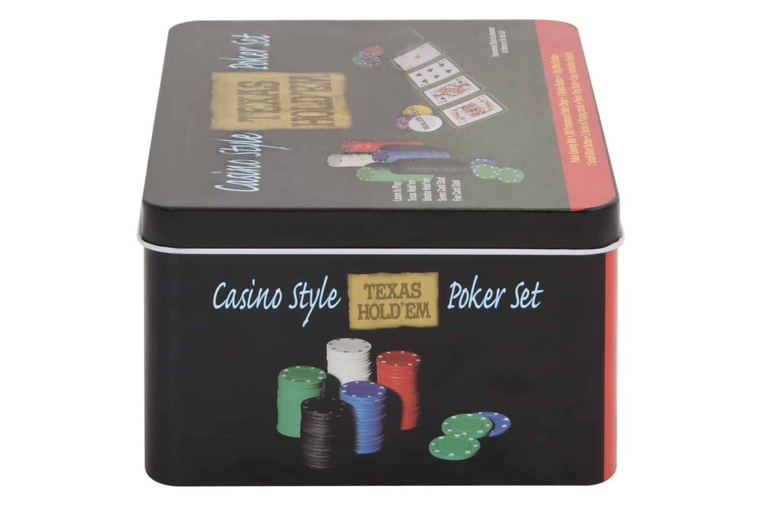 vidaXL 80418 Poker Chip Set 200 Pcs 4 G-4