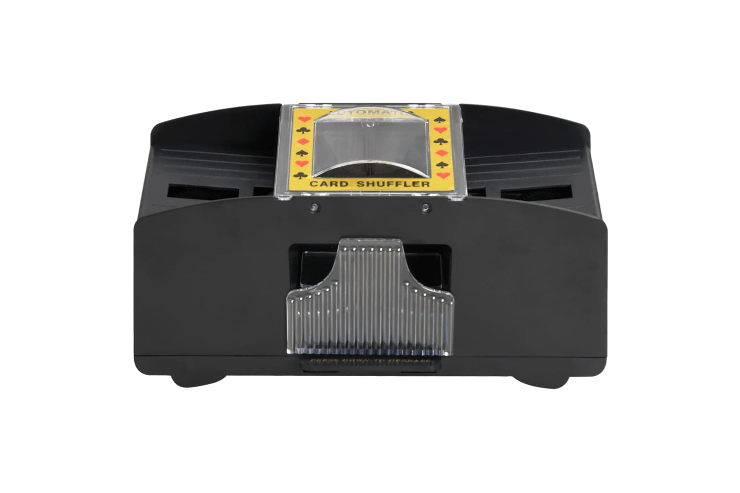 vidaXL 80419 Automatic Card Shuffler Black 2 Decks-4