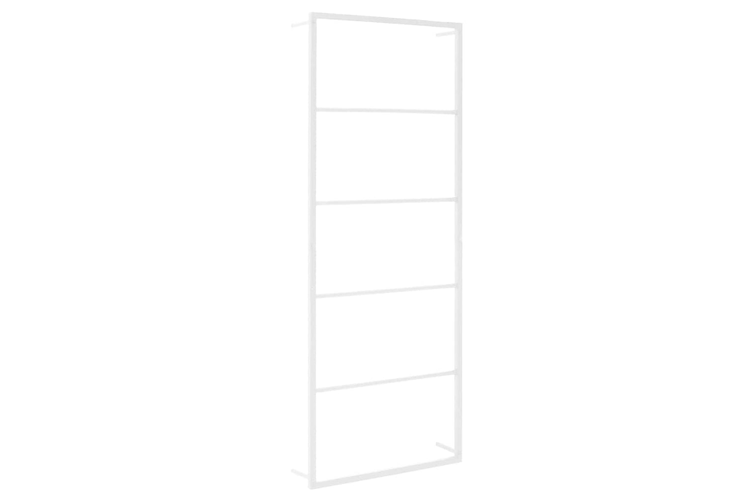 vidaXL 336119 Towel Rack White 45x10x115cm Steel