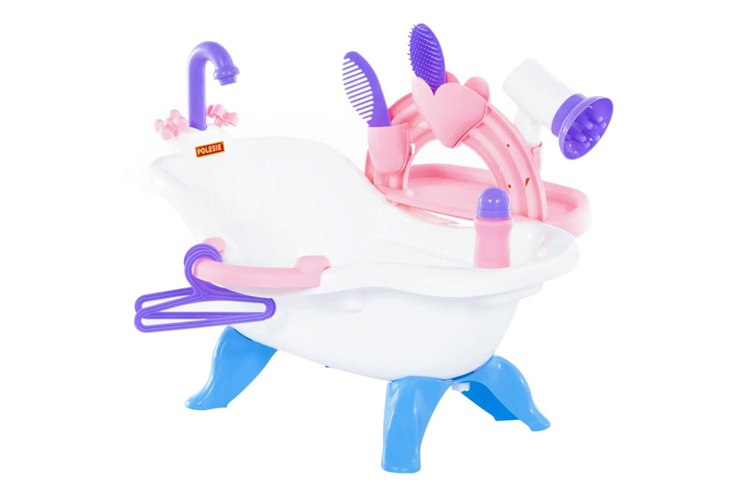 Polesie Wader 7 Piece Doll Bath Children Playset 83x53x41.5 Cm Polypropylene-2