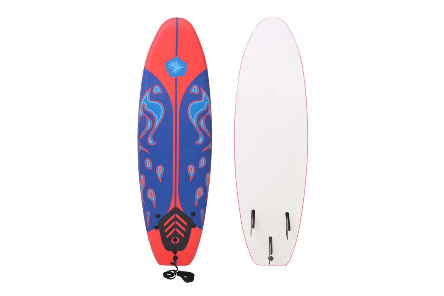 vidaXL 91258 Surfboard Blue And Red 170cm-2
