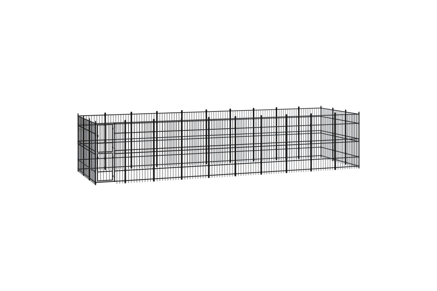 Vidaxl 3097981 Outdoor Dog Kennel Steel 27.65 M2