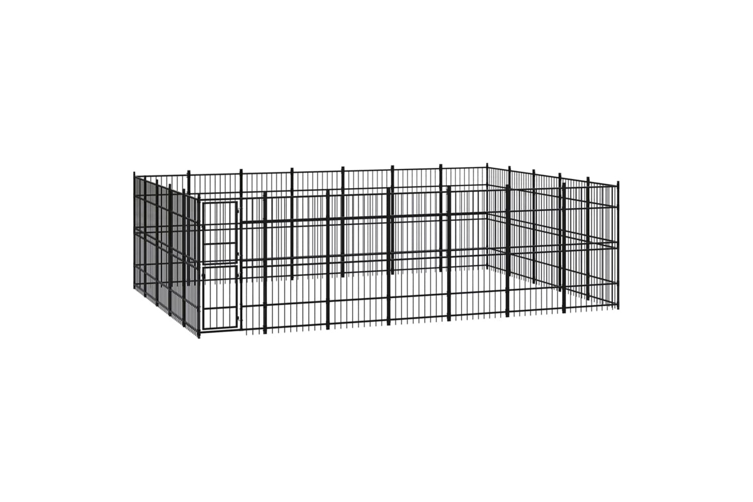 Vidaxl 3097991 Outdoor Dog Kennel Steel 32.26 M2