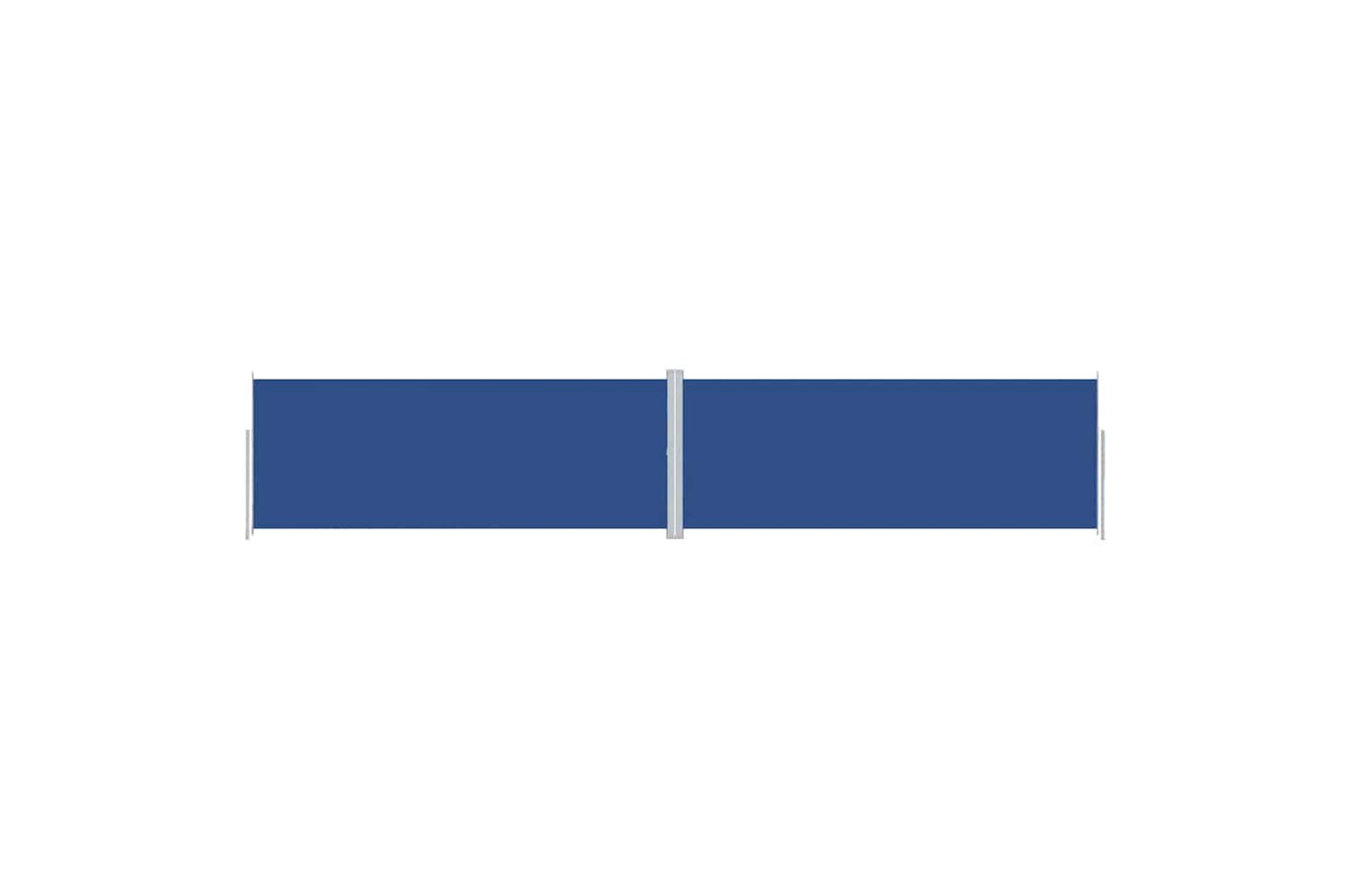 vidaXL 318046 Retractable Side Awning Blue 200x1000cm