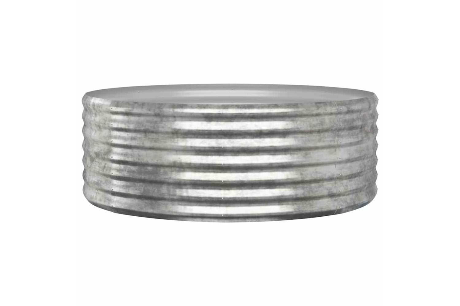 vidaXL 318987 Garden Raised Bed Powder-coated Steel 100x100x36cm Silver
