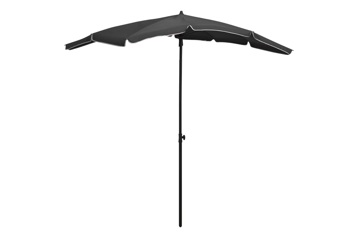 vidaXL 315553 Garden Parasol With Pole 200x130cm Anthracite