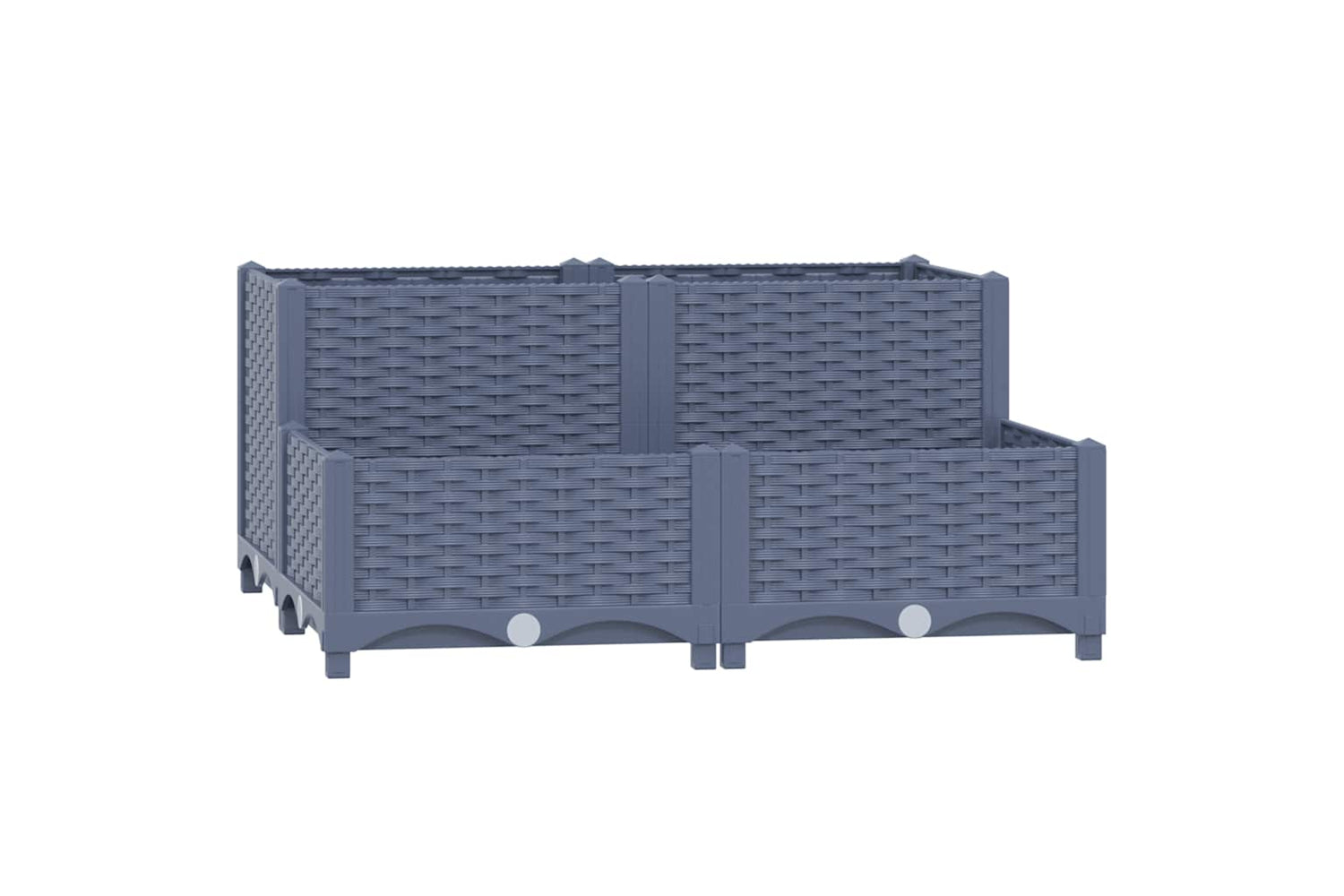 vidaXL 310409 Raised Bed 80x80x38cm Polypropylene