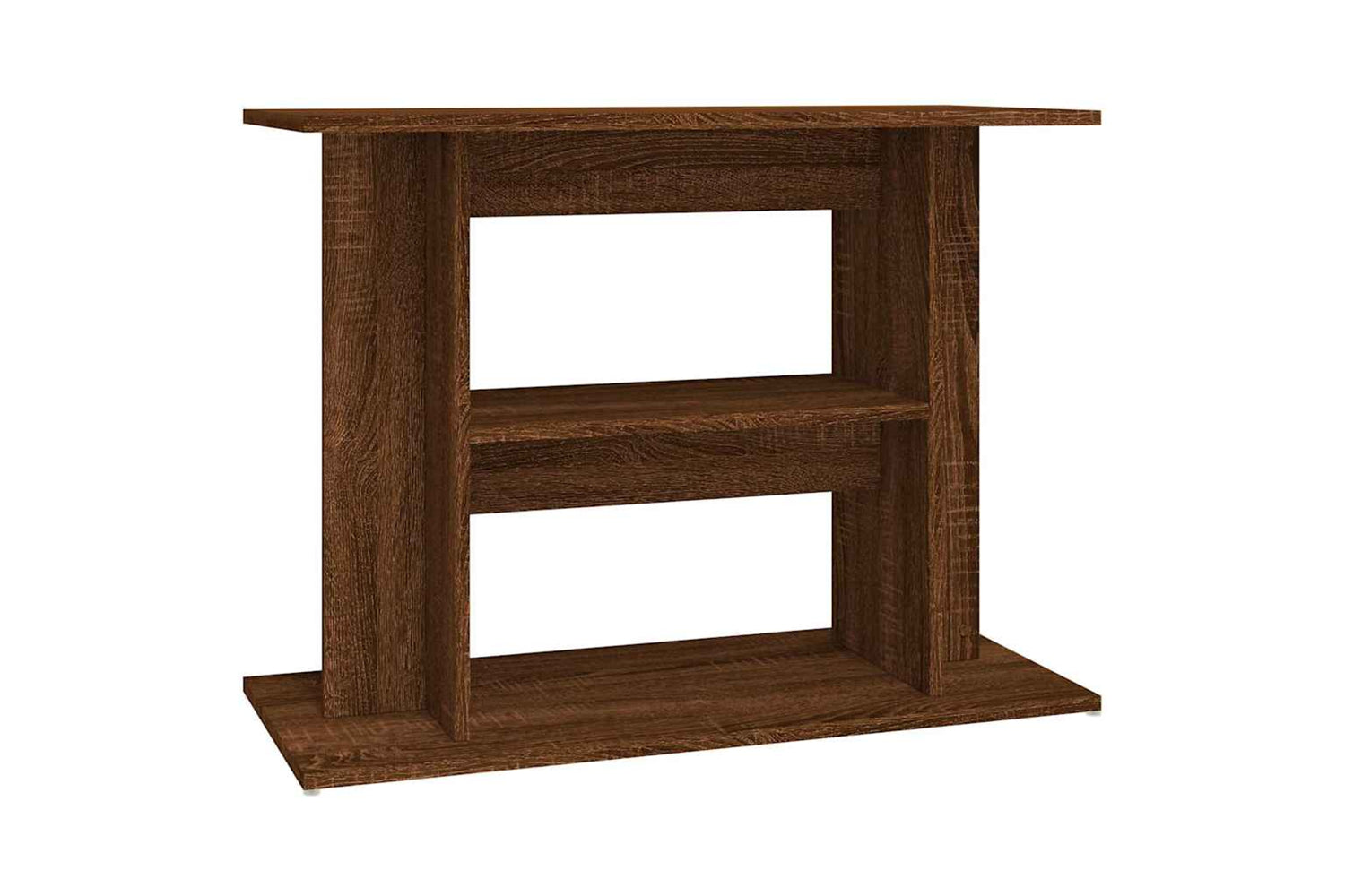 vidaXL 833582 Aquarium Stand Brown Oak 80x35x60cm Engineered Wood