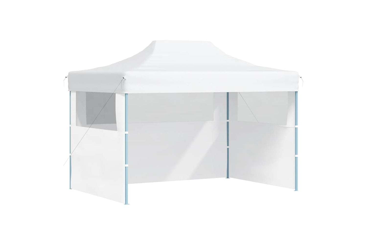 Vidaxl Professional Folding Party Tent With 3 Sidewalls 3x4 M Steel White
