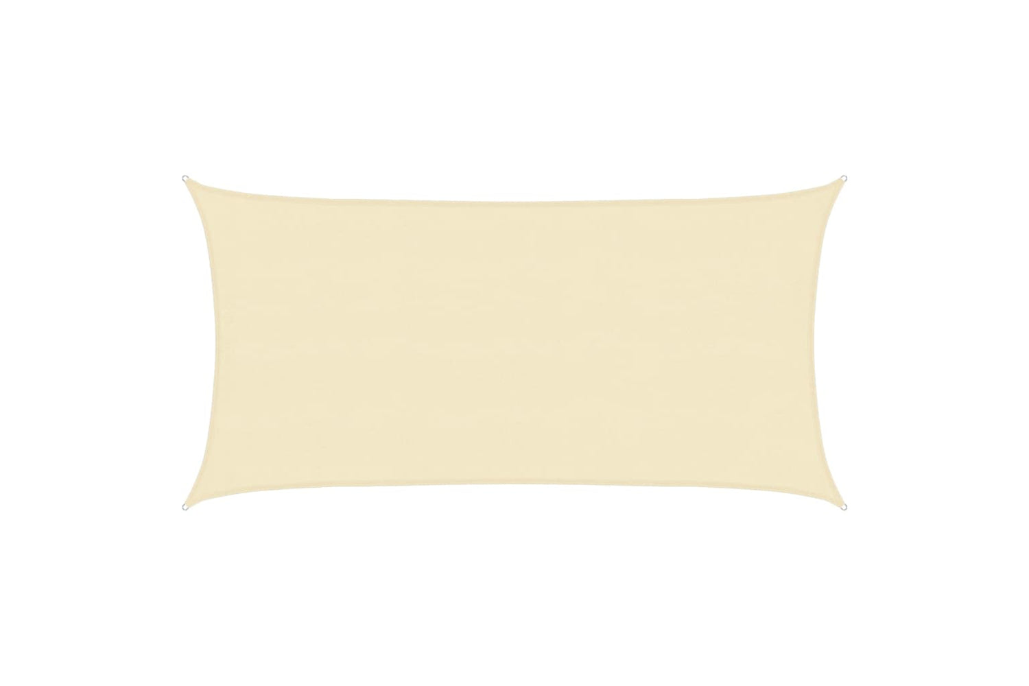 vidaXL 311190 Sunshade Sail 160 G/mÂ² Cream 4x7 M Hdpe