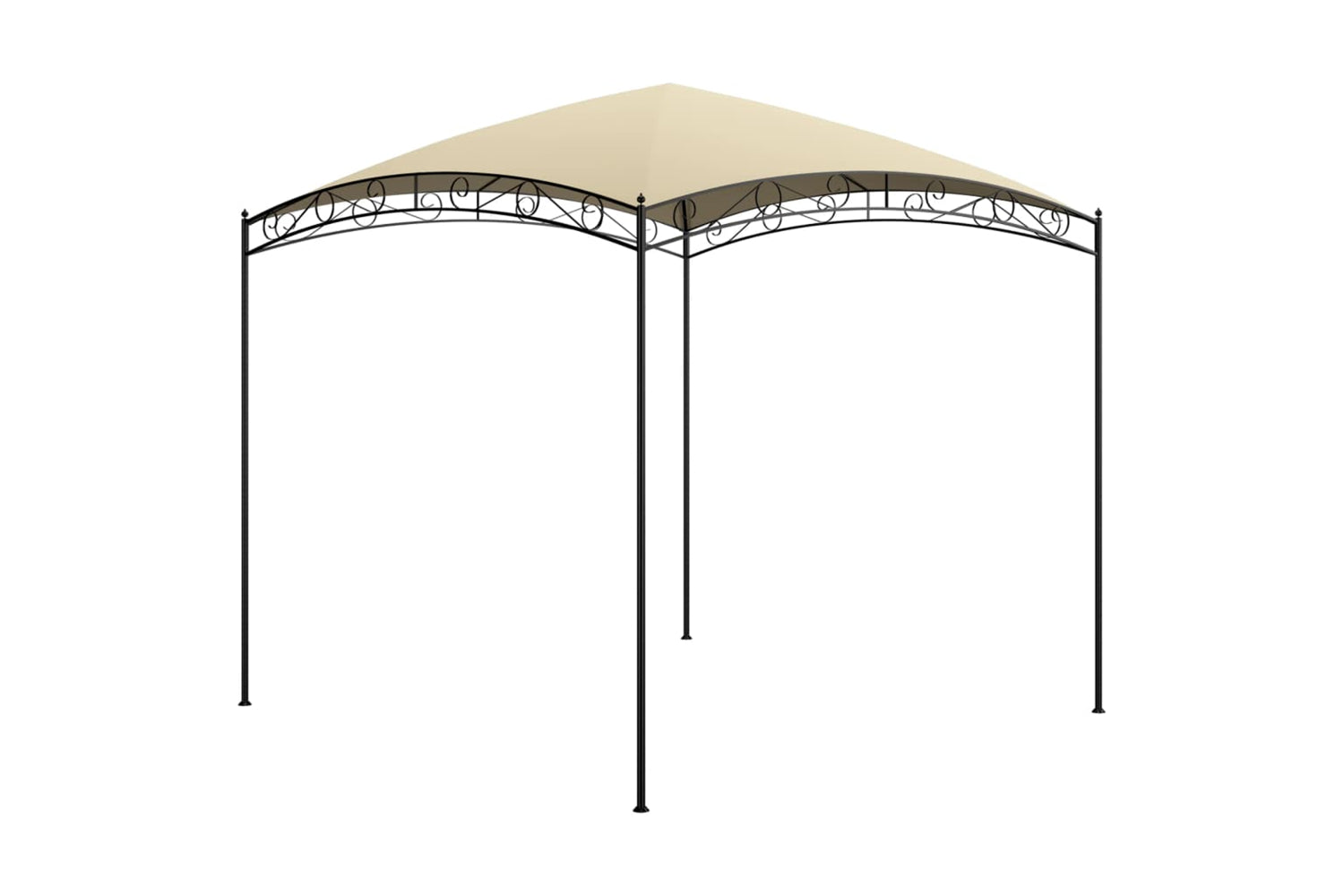 Vidaxl 313906 Gazebo 3x3x2.65 M Cream 180 G/mâ²