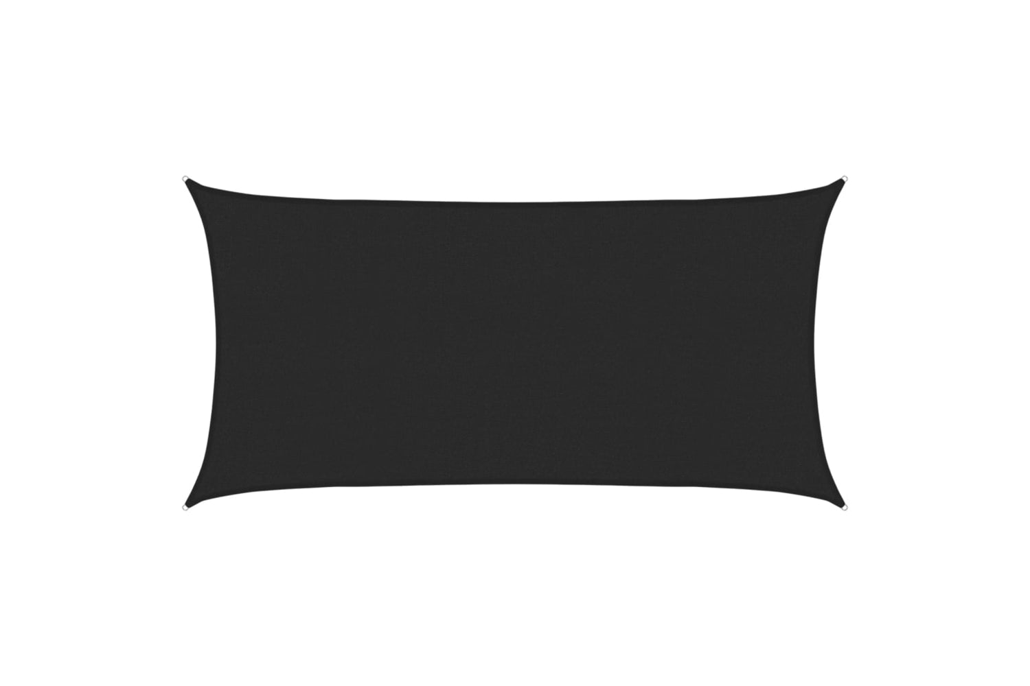 Vidaxl 311730 Sunshade Sail 160 G/mâ² Black 2.5x4.5 M Hdpe