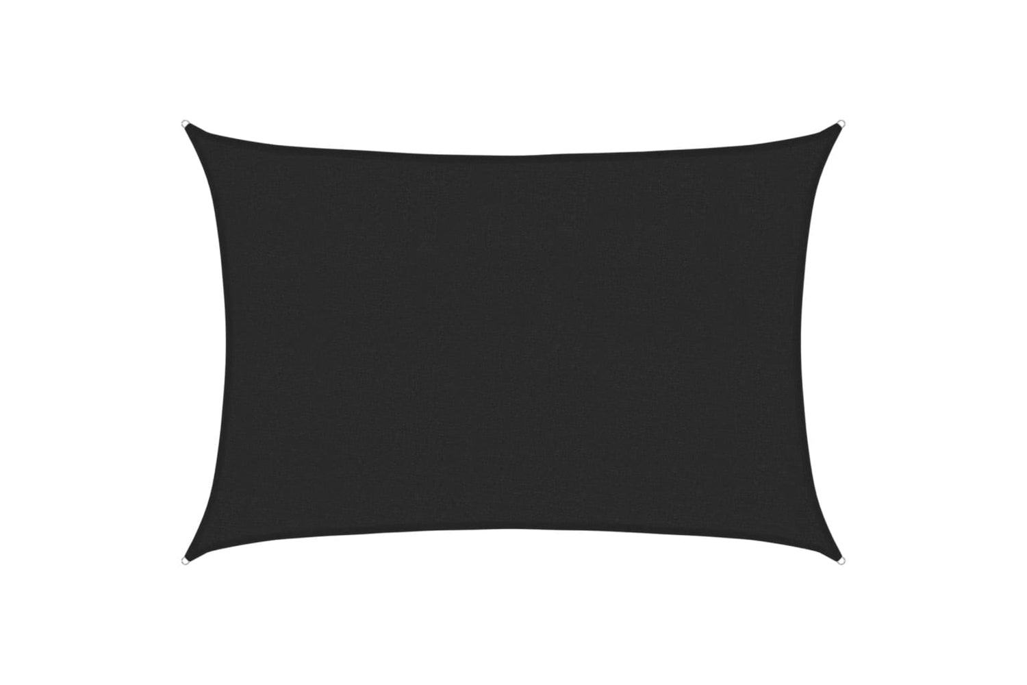 vidaXL 311729 Sunshade Sail 160 G/mÂ² Black 2.5x4 M Hdpe