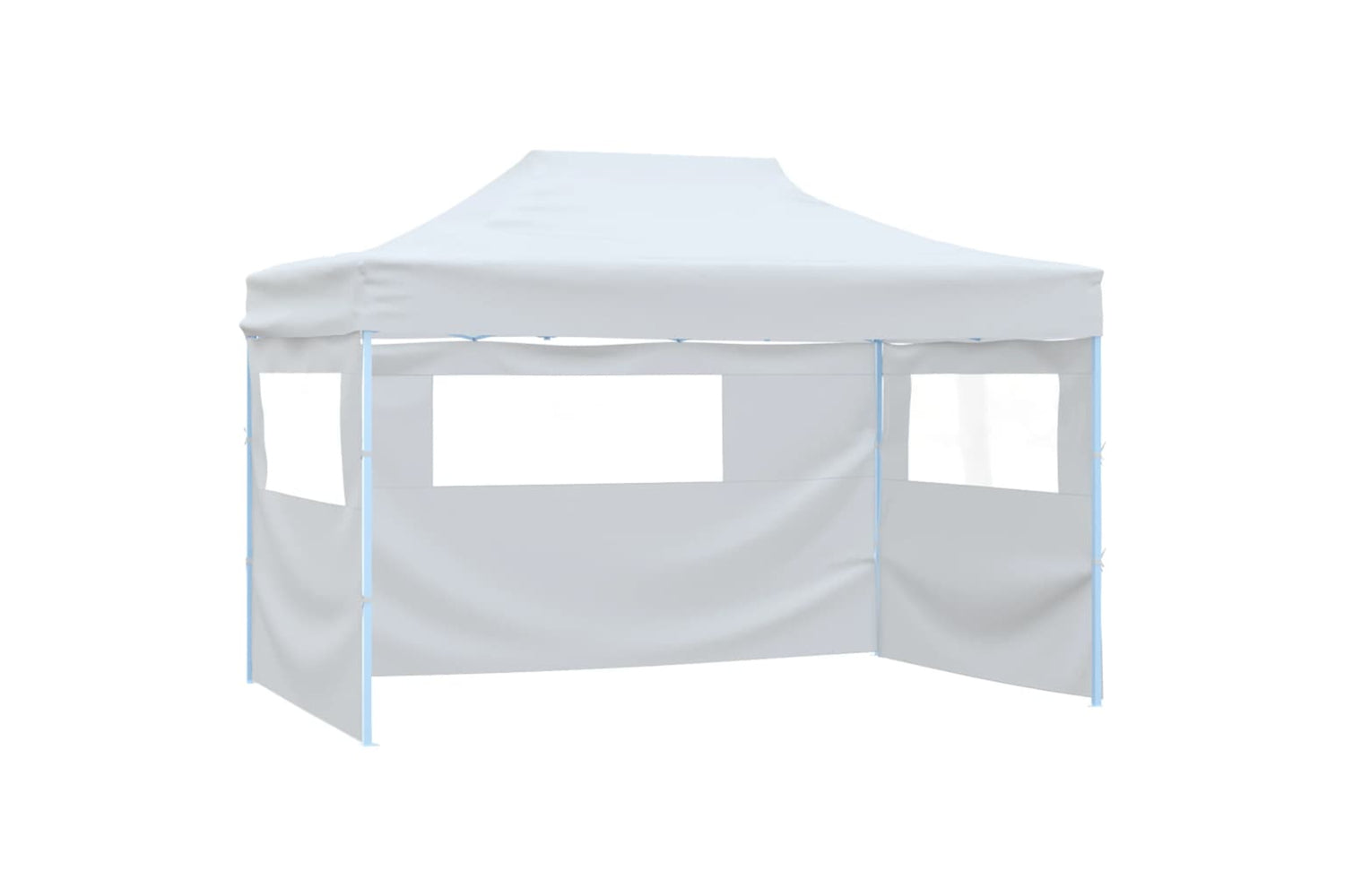 Vidaxl Foldable Patry Tent With 3 Sidewalls 3x4.5 M White