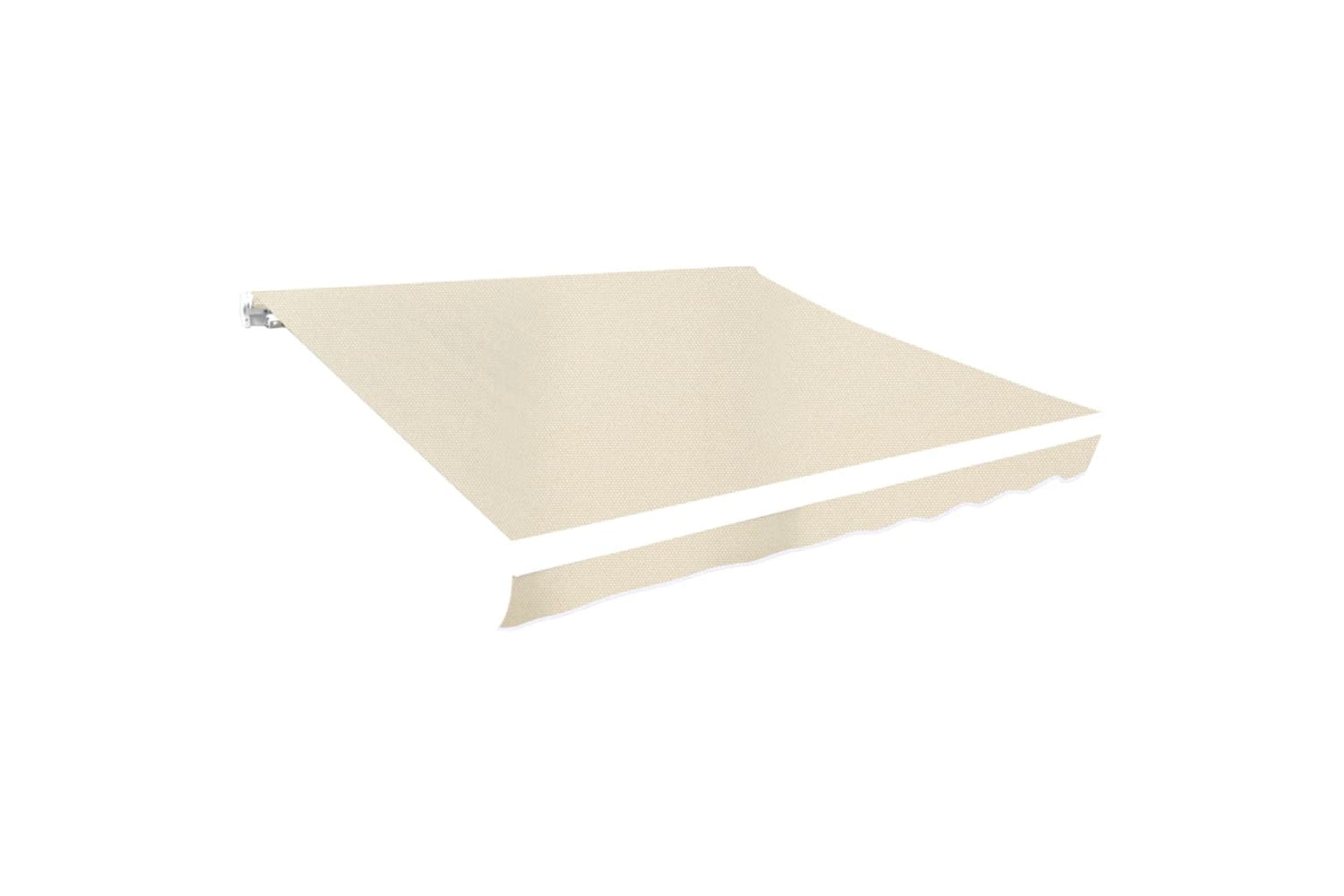 vidaXL 143702 Awning Top Sunshade Canvas Cream 350x250cm